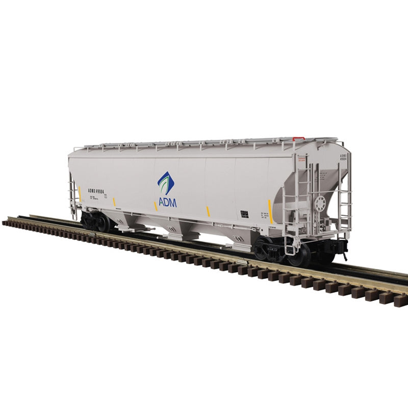 PREORDER Atlas Master Line O 3001920 3-Rail Trinity 5161 Cubic Foot Covered Hopper, Archer Daniels Midland ADMX