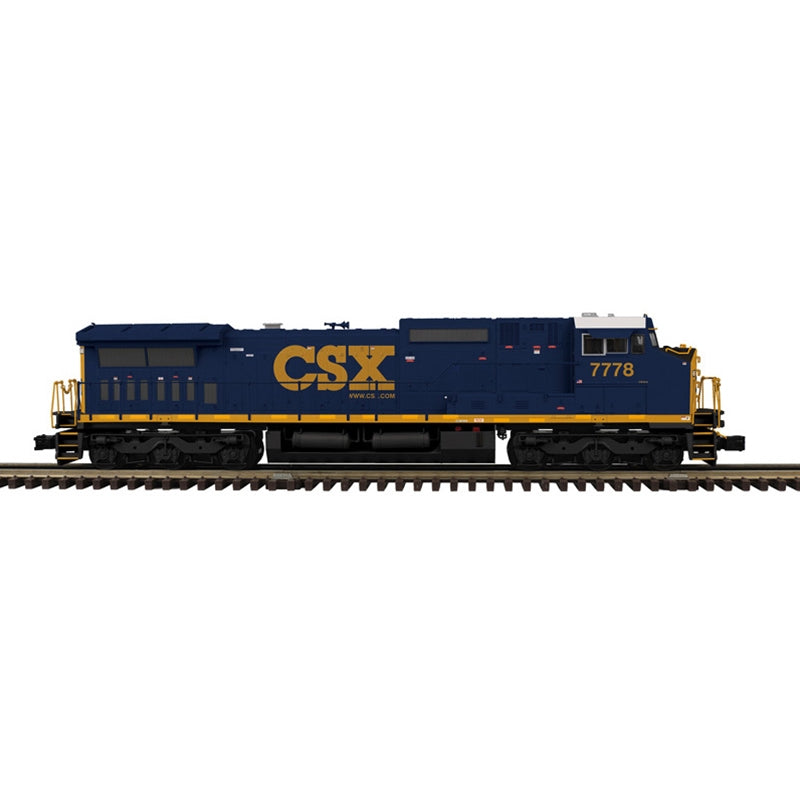 PREORDER Atlas O 30138534 GE Dash 8-40CW Locomotive 3-Rail, Proto-Sound 3.0, Trainman, CSX#7788 (DCC and Sound Equipped)