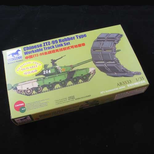 Bronco Models 1/35 Chinese ZTZ-99 Rubber Type Workable Track Link Set