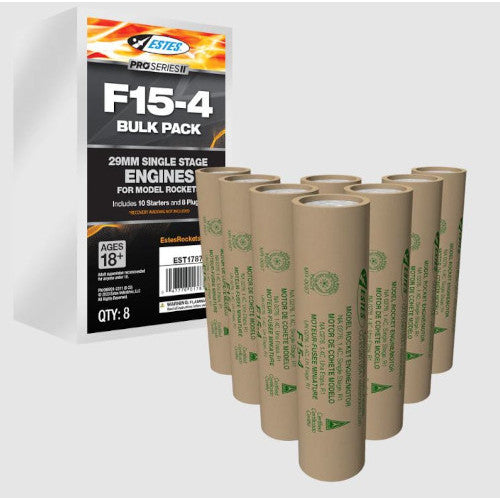 Estes 10031 F15-4 29mm Engines/2pk