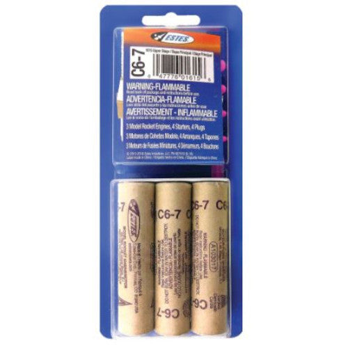 Estes Rockets 10038 C6-7 Engines 3pk (1615)
