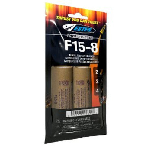 Estes Rockets 10042 F15-8 29mm 2pk Engine Ups Only