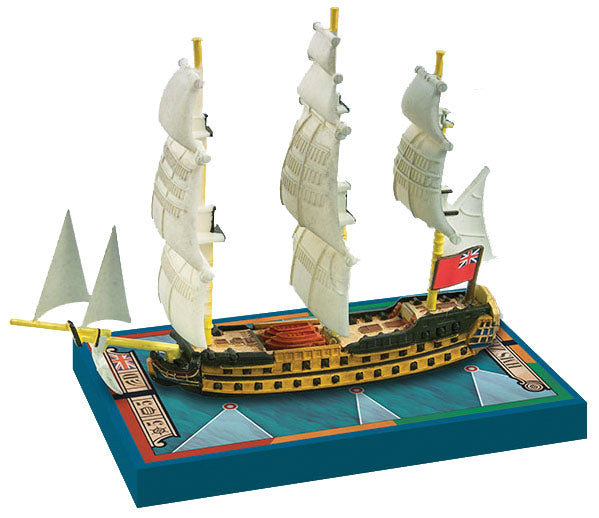 Sails of Glory: HMS Zealous 1785 British S.O.L. Ship Pack