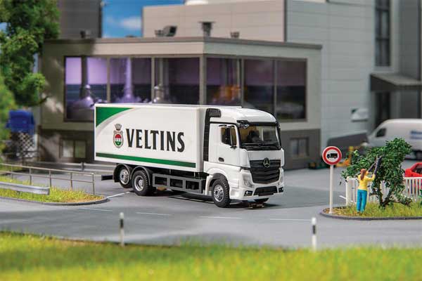 PREORDER Faller HO 161439 Mercedes-Benz Actros Streamspace Box-Body Truck, Car System Veltins