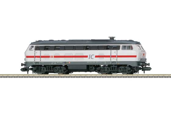 PREORDER Minitrix N T16827 Class 218 Diesel, German Railroad #218 341-6 (DCC and Sound)
