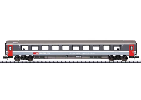 PREORDER Minitrix N T18443 Type Bpm EuroCity Coach, Swiss Federal Railways