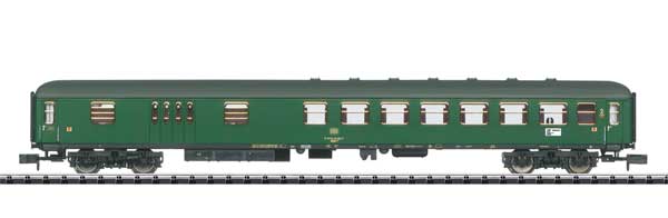 PREORDER Minitrix N T18475 Type BDums 273 Half-Baggage-Half-Compartment 2nd Class Car, German Federal Railroad DB