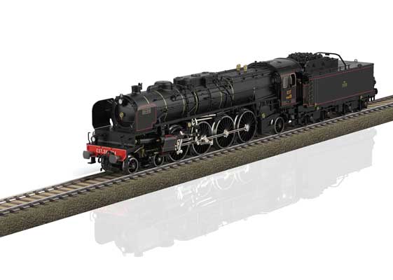 PREORDER Minitrix HO T25241 Class 13 4-8-2, French East Railroad EST #EST 241 004 (DCC and Sound)