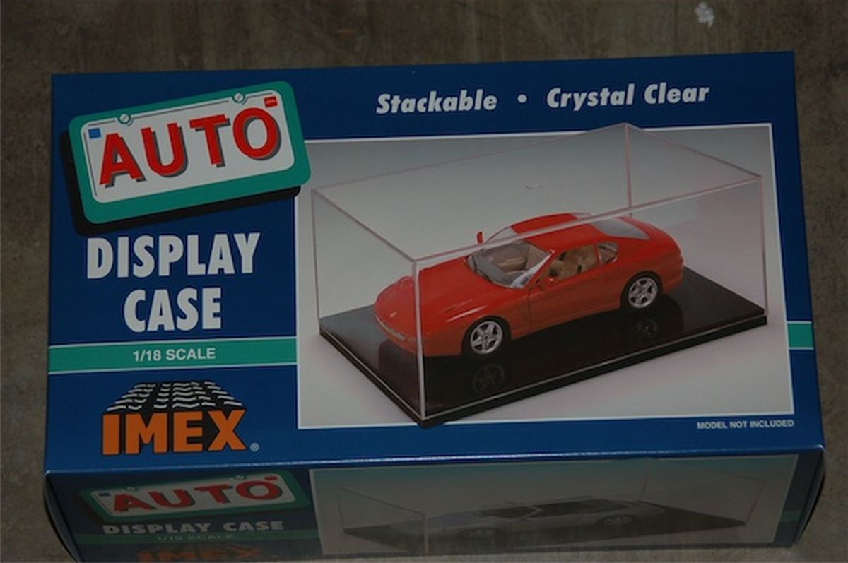 Imex 2501 1/18 Display Case/Clear Base