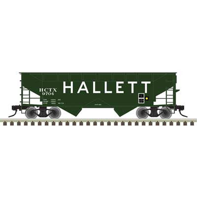 Atlas HO 20007443 Offset-Side 2-Bay Open Hopper, Hallett #9732