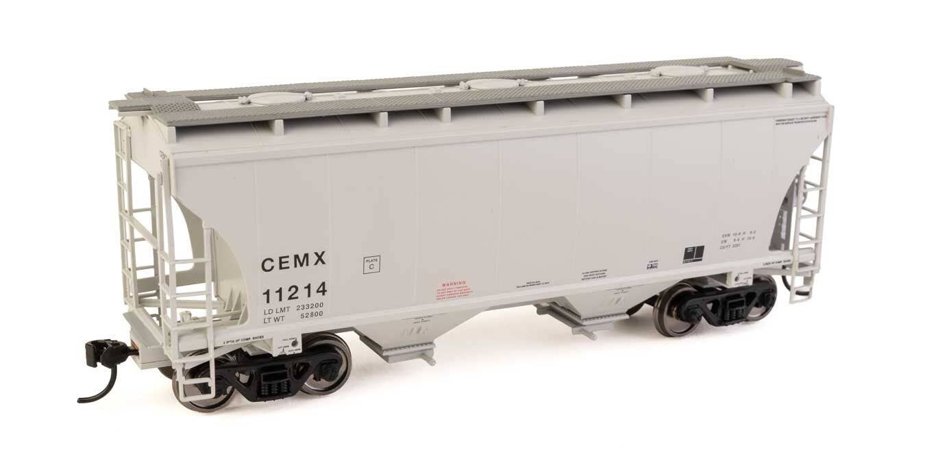 PREORDER Walthers Mainline HO 910-49309 39' Trinity 3281 2-Bay Covered Hopper, CEMX #11214