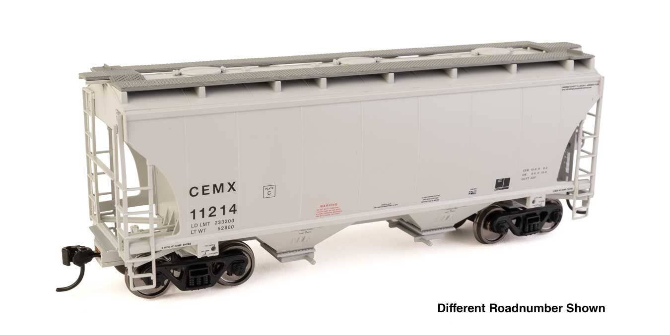 PREORDER Walthers Mainline HO 910-49310 39' Trinity 3281 2-Bay Covered Hopper, CEMX #11227