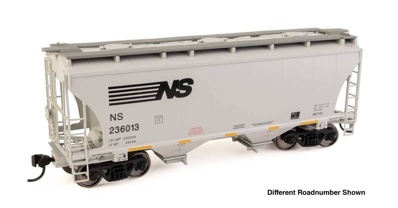 PREORDER Walthers Mainline HO 910-49319 39' Trinity 3281 2-Bay Covered Hopper, Norfolk Southern #236062