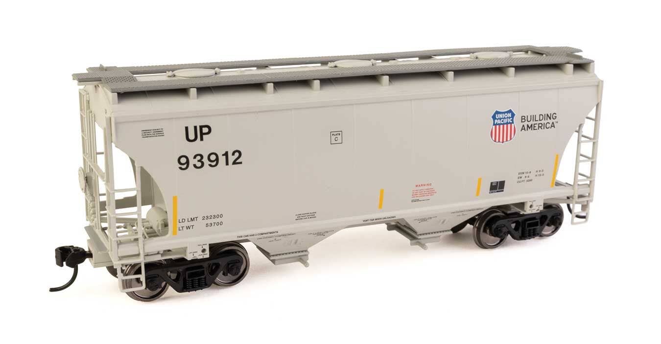 PREORDER Walthers Mainline HO 910-49325 39' Trinity 3281 2-Bay Covered Hopper, Union Pacific #93912