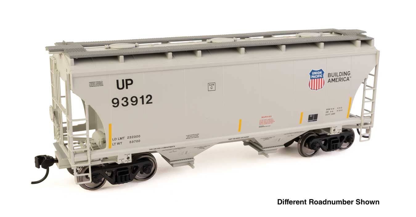 PREORDER Walthers Mainline HO 910-49326 39' Trinity 3281 2-Bay Covered Hopper, Union Pacific #93946