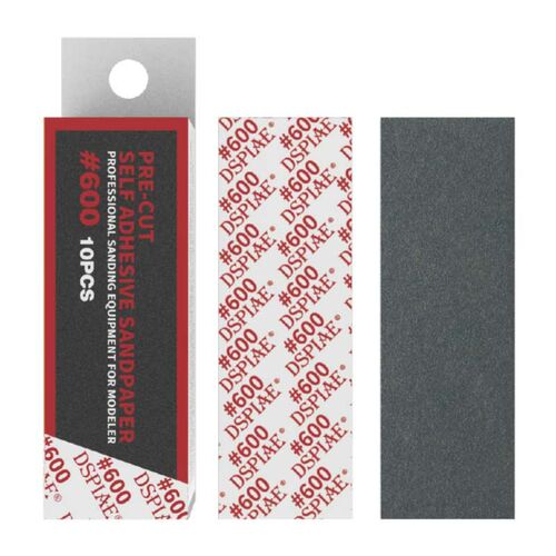 DSPIAE 600# Pre-Cut Adhesive Sandpaper