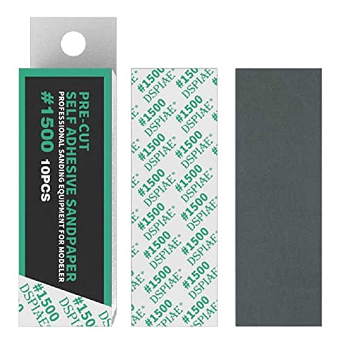 DSPIAE 1500# Pre-Cut Adhesive Sandpaper