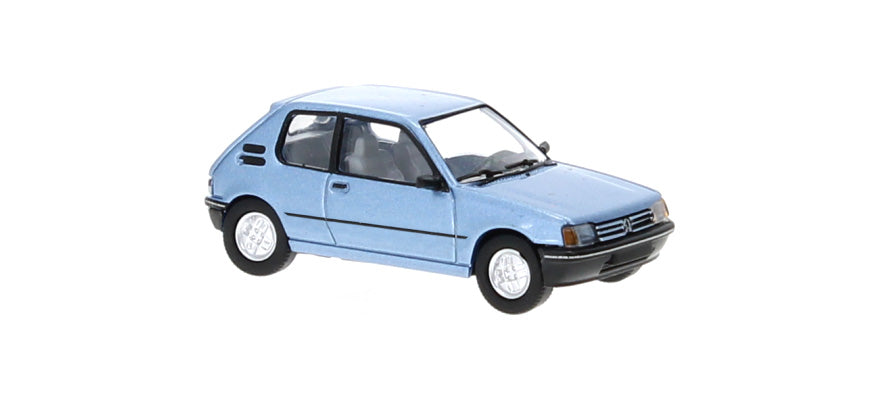 PREORDER Brekina HO PCX870506 Peugeot 205 Station Wagon, Metallic Light Blue