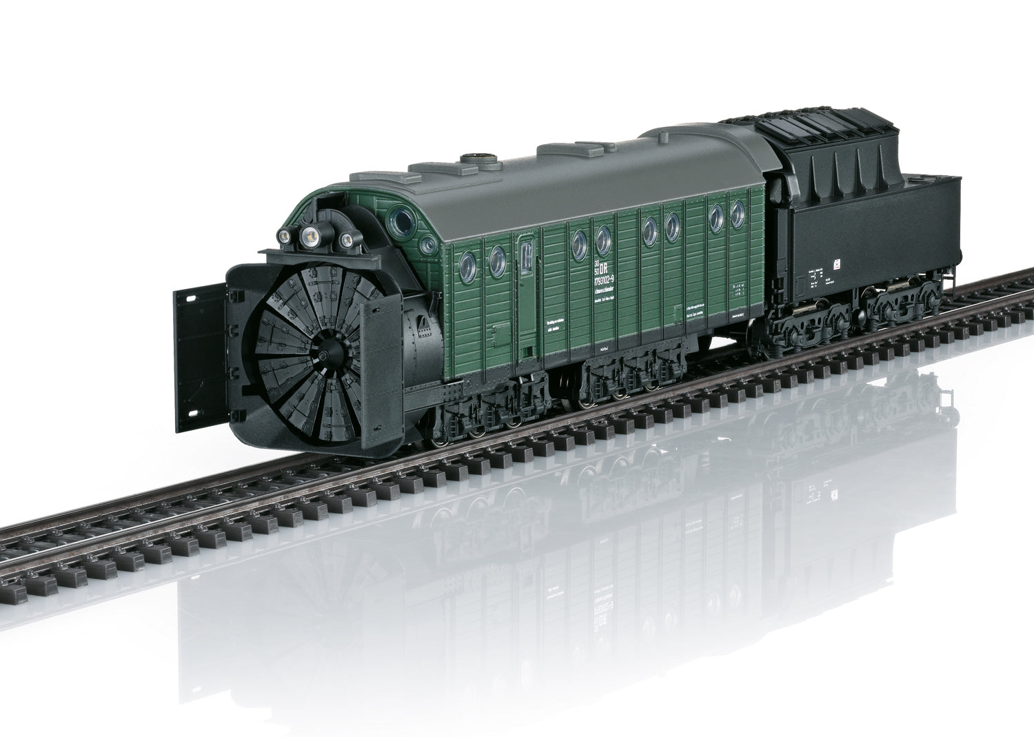 PREORDER Minitrix HO 24137 Henschel Steam Rotary Snowplow with Tender and Working Plow Wheel, Deutsche Reichsbahn