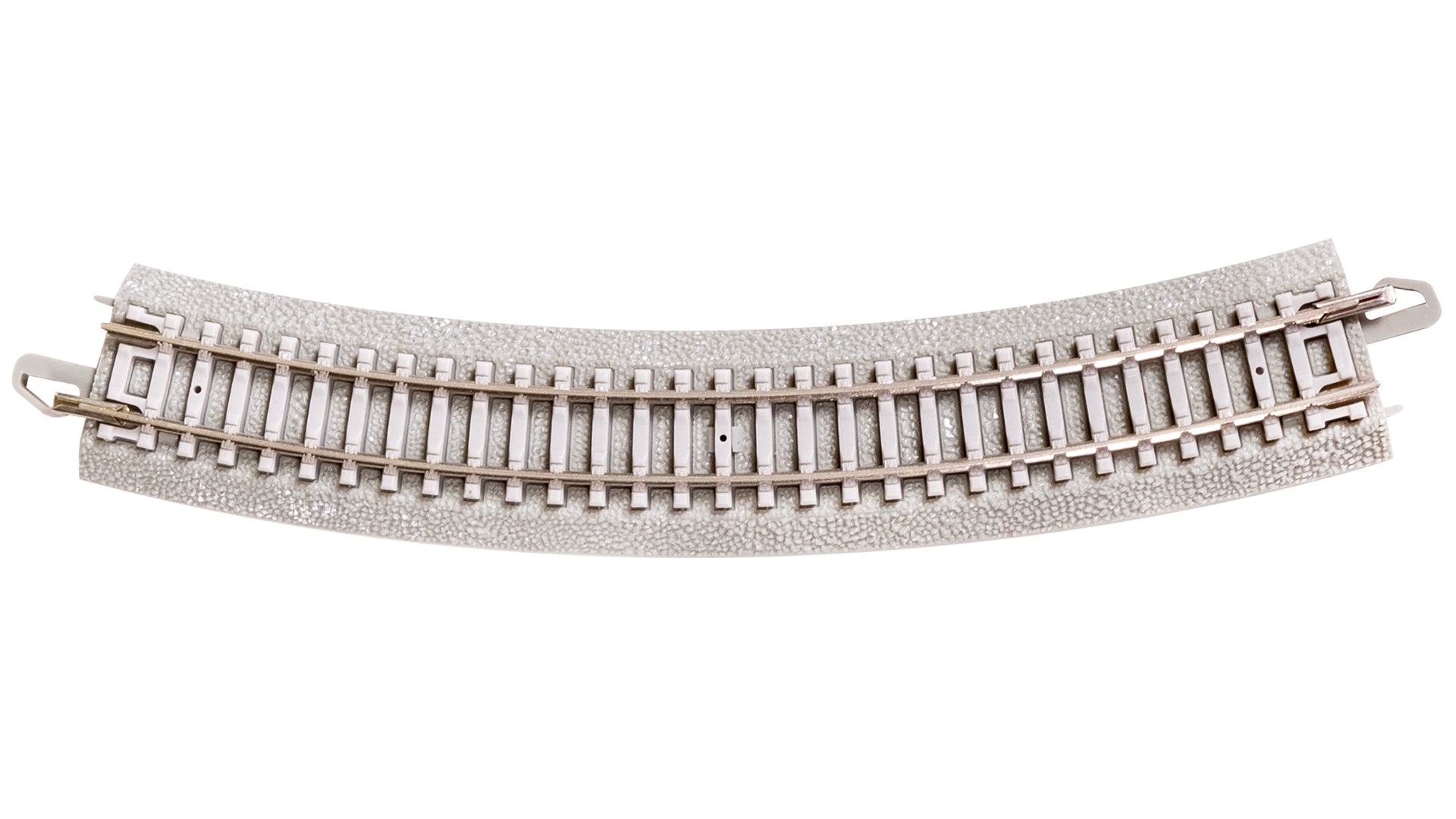 Bachmann N 44001 E-Z Track with Concrete Ties, 11.25" Radius Curved Track
