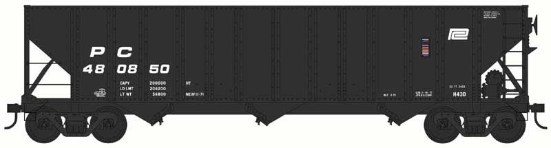 PREORDER Bowser HO 44040 100 Ton Hopper, Penn Central H43D #480933
