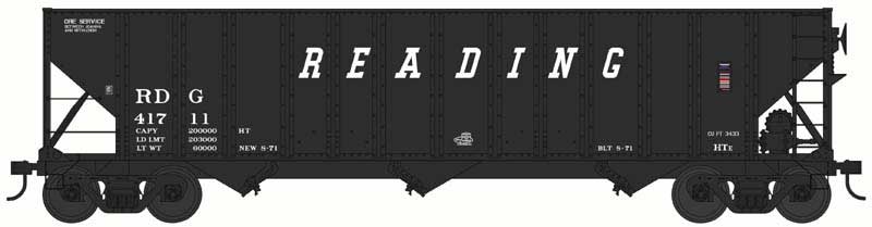 PREORDER Bowser HO 44051 100 Ton Hopper, Reading HTe #41739