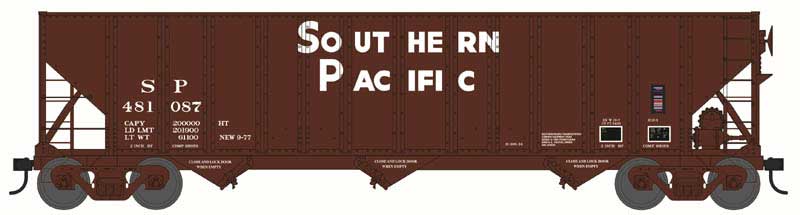 PREORDER Bowser HO 44059 100 Ton Hopper, Southern Pacific H-100-34 #481120