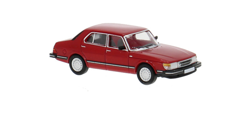 PREORDER Brekina HO PCX870756 1986 Saab 900, Red