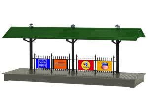 Lionel 84318 O RTR PEP Illuminated Station Platform