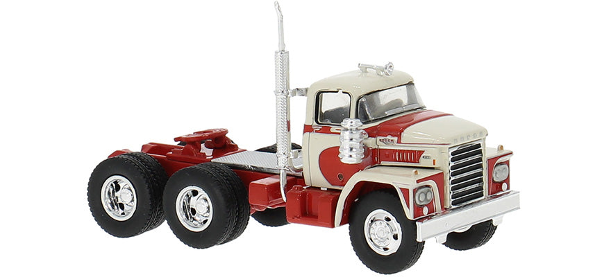 PREORDER Brekina HO 86300 1960-1976 Dodge LCF Semi Tractor Only, Red