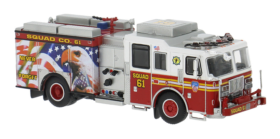 PREORDER Brekina HO PCX870842 2013 Seagrave Attacker Fire Truck, Fire Department Of New Yorkbronx