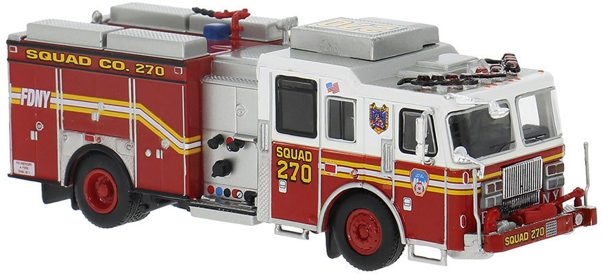 PREORDER Brekina HO PCX870844 2013 Seagrave Attacker Fire Truck, Fire Department Of New Yorkqueens #270