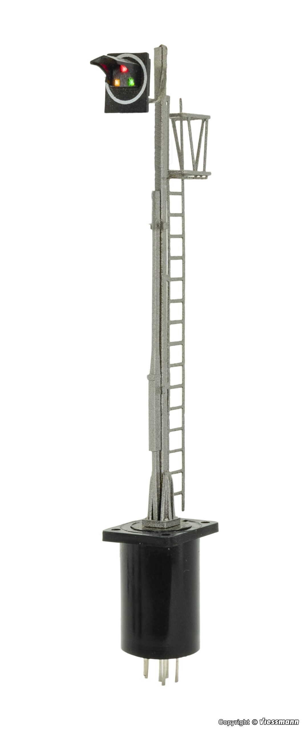 PREORDER Viessmann Modellspielwaren HO 4632 SBB Type N Color Light Block LED Signal, Cylinder Base Socket