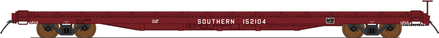 PREORDER Intermountain HO 46428 60' Wood-Deck Flatcar, Southern