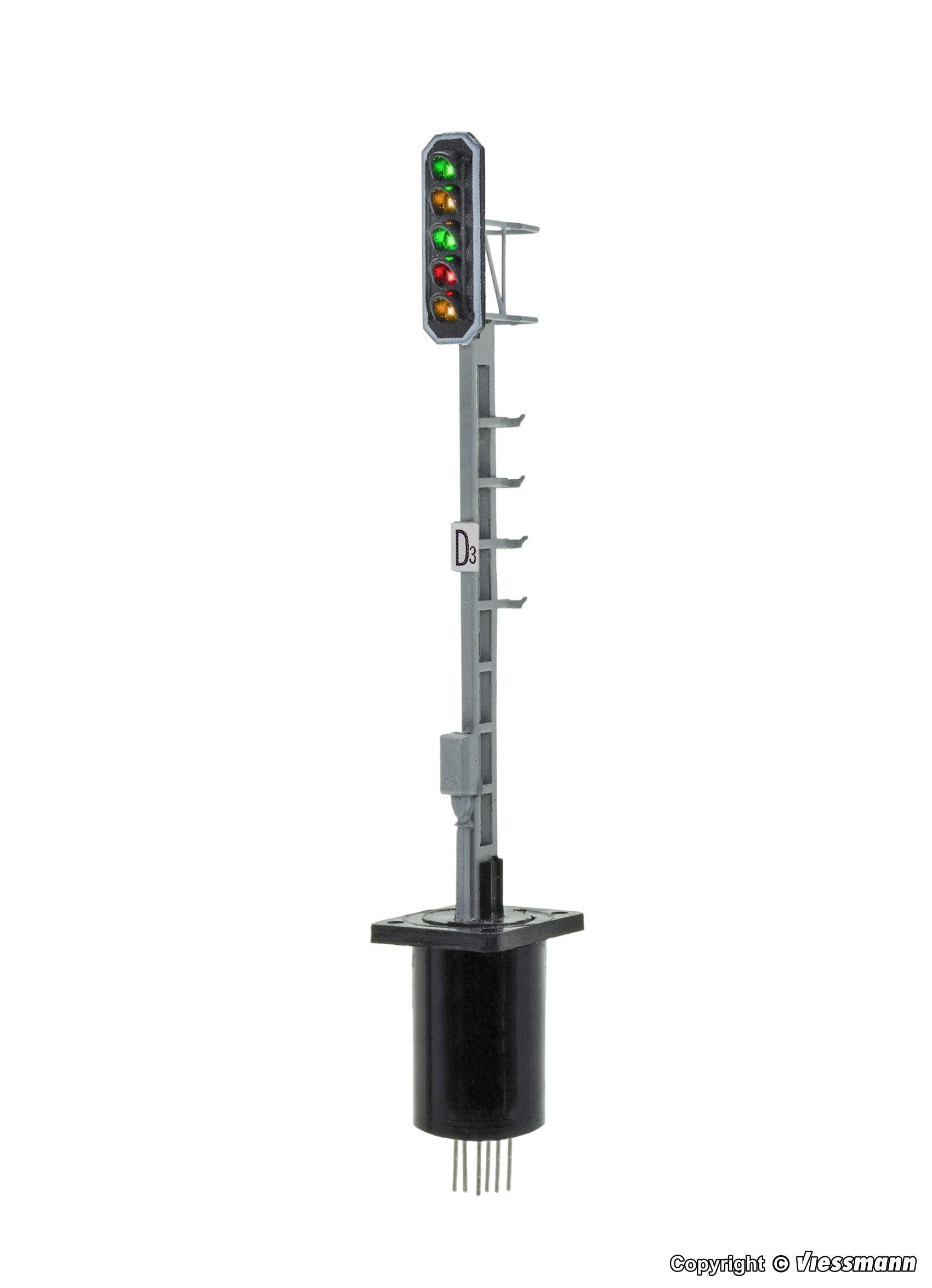 PREORDER Viessmann Modellspielwaren HO 4644 SBB/RhB Type L Color Light Departure LED Signal, Aspect 1/2/3/6