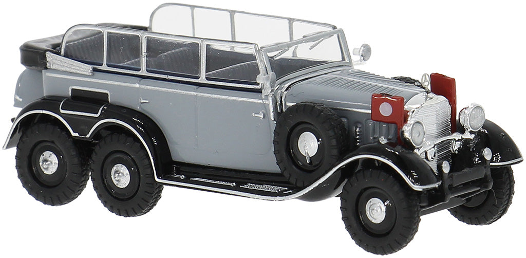 PREORDER Brekina HO 21080 Mercedes-Benz G4 Convertible, Gray