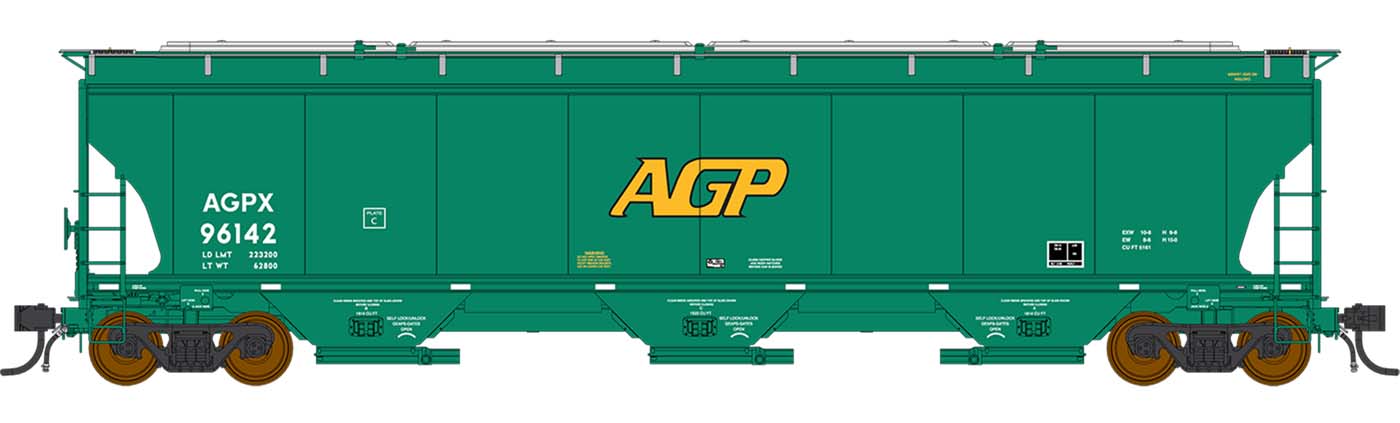 Intermountain HO 472110 Trinity 5161 Covered Hopper, AGP