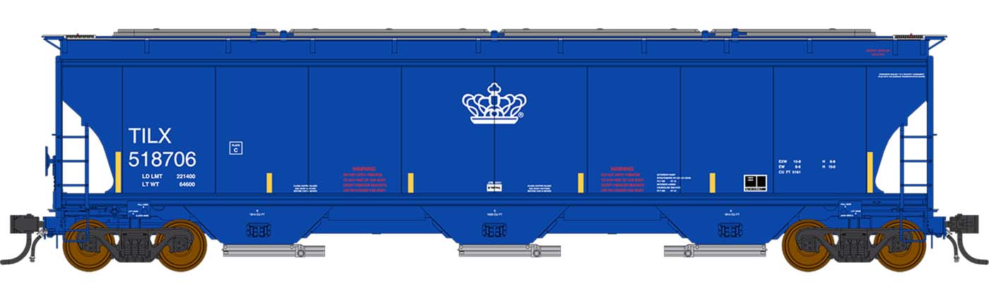 Intermountain HO 472153 Trinity 5161 Covered Hopper, Imperial Sugar