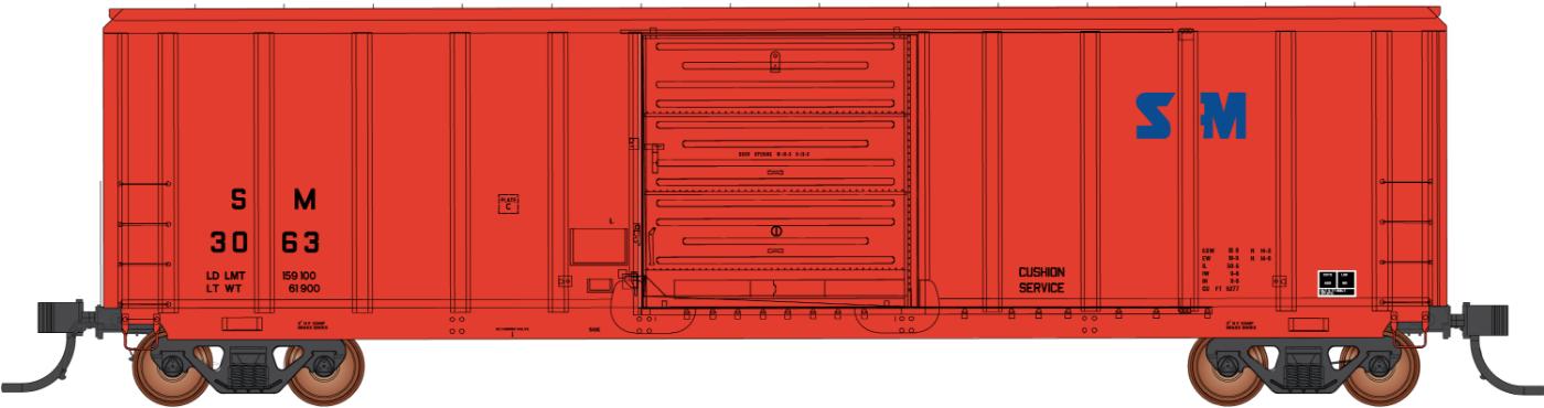 PREORDER Intermountain N 67512-08 PS 5277 50' Box Car, St Marys #3118