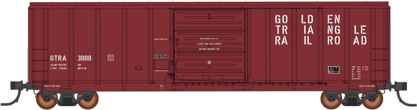 PREORDER Intermountain HO 47519-14 PS 5277 50' Box Car, Golden Triangle #3003