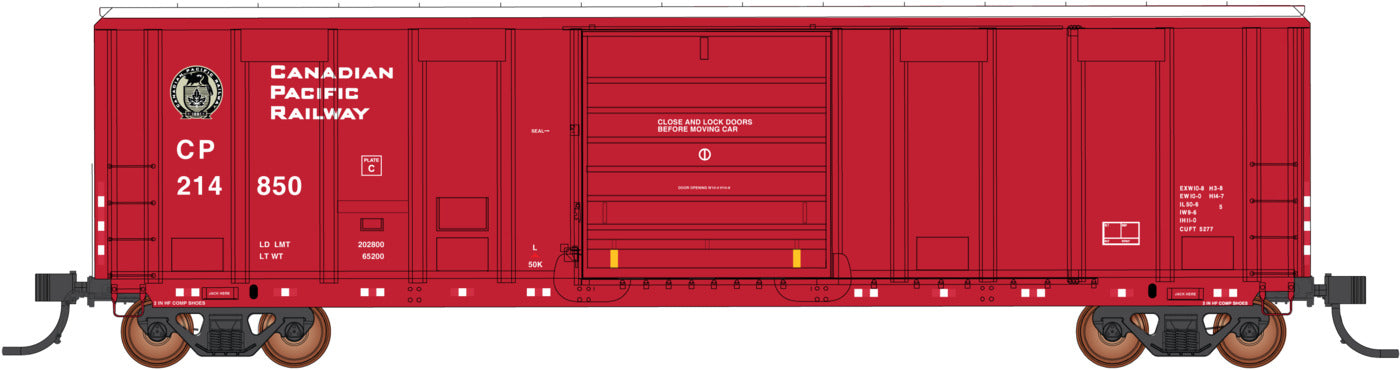 PREORDER Intermountain N 67531-05 PS 5277 50' Box Car, Canadian Pacific #214859