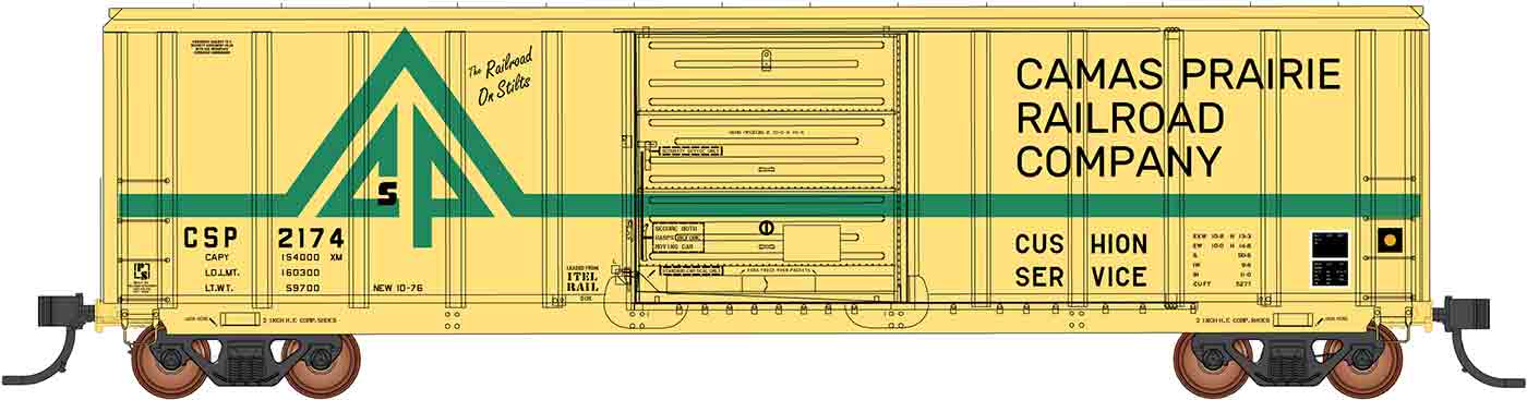 PREORDER Intermountain N 67532-04 PS 5277 50' Box Car, Camas Prairie #2169
