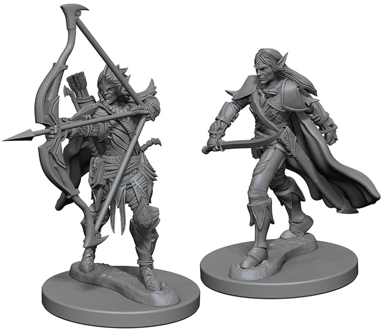Pathfinder Deep Cuts Unpainted Miniatures: W01 Elf Male Fighter