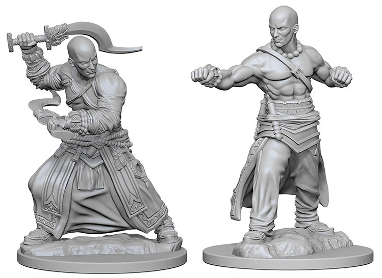 Pathfinder Deep Cuts Unpainted Miniatures: W01 Human Male Monk