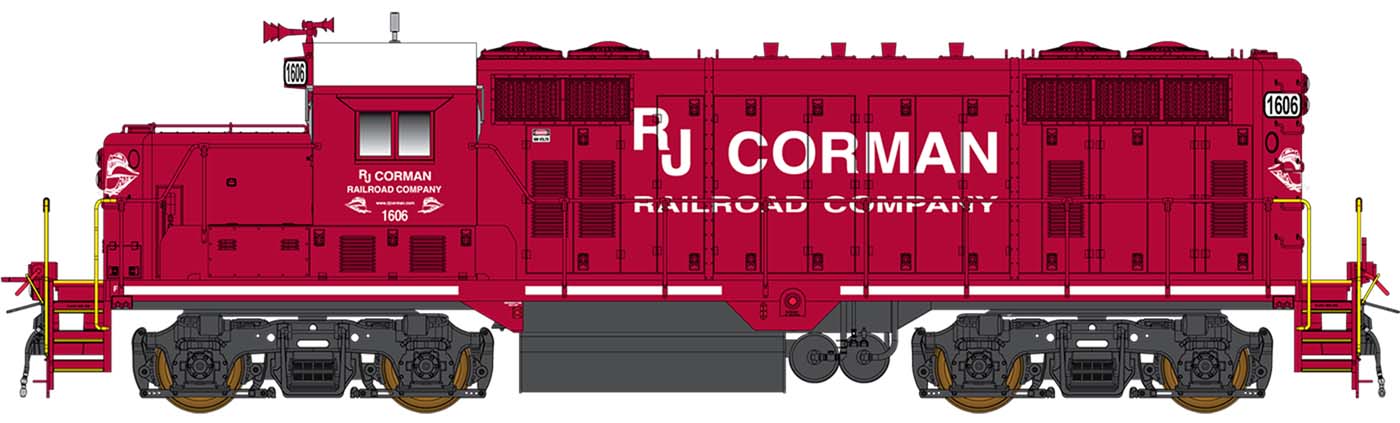 PREORDER Intermountain HO 49851S GP16 Locomotive, RJ Corman (DCC & Sound Equipped)