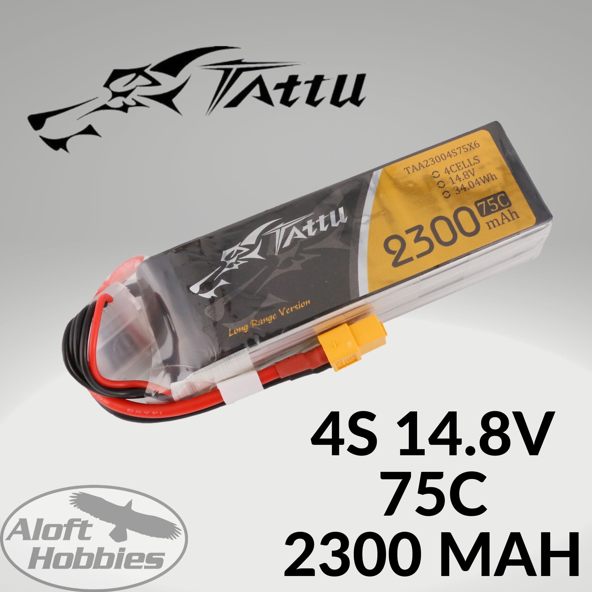 Tattu 4S 2300mAh 75C XT60
