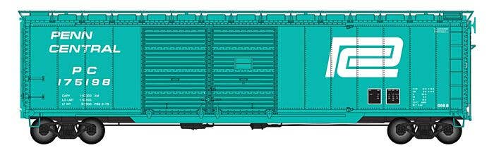 Walthers Proto HO 101679 50' AAR Double-Door Boxcar, Penn Central #175198