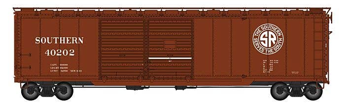 Walthers Proto HO 101682 50' AAR Double-Door Boxcar, Southern Railway #40202