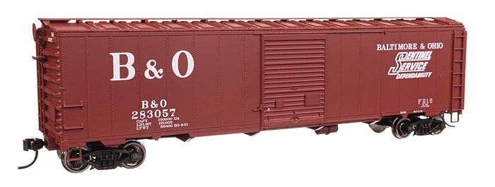 Walthers Mainline HO 46505 50' AAR Single Door Boxcar, Baltimore & Ohio #283057