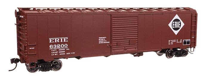 Walthers Mainline HO 46513 50' AAR Single Door Boxcar, Erie #63200
